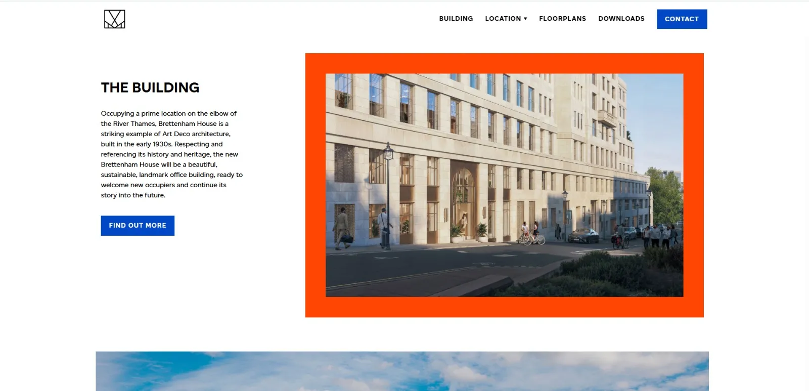 Homepage of the Brettenham House website