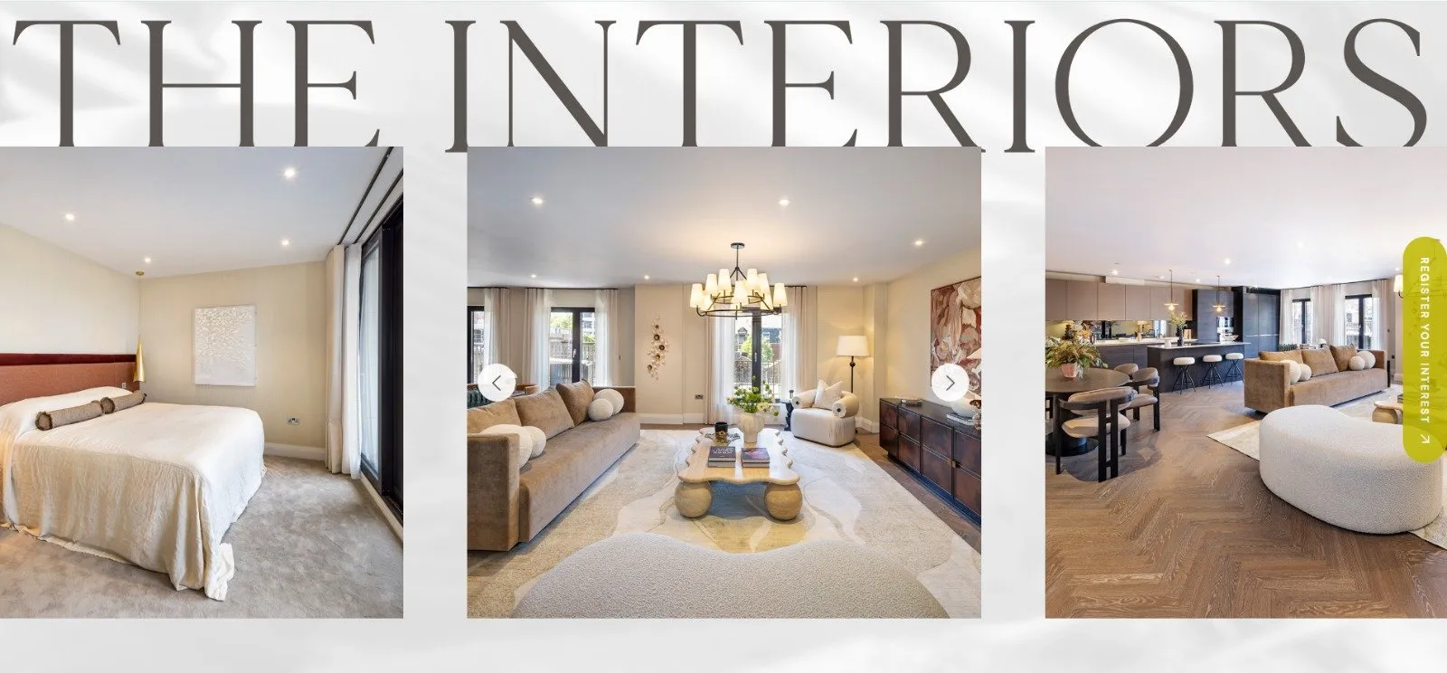 Homepage of the Marylebone Mansions website